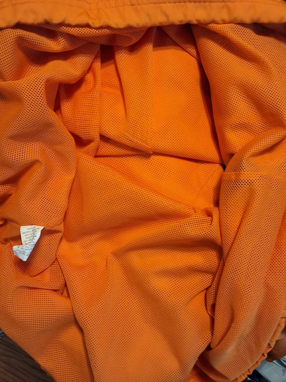 Men's Orange Golf Windbreaker Jacket
